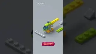 LEGO helicopter everyone can build #lego #helicopter #legocity #satisfying