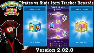 Pewdiepie's Tuber Simulator - All Pirates vs. Ninja Item Tracker Rewards for 2023 - [Version 2.02.0]