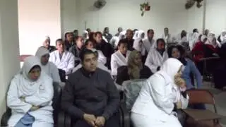 أسيوط  236 من العاملين بمستشفى جراحة المسالك الجامعي بدورة الحماية المدنية  بجامعة أسيوط
