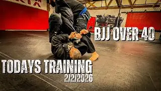 TRAINING LOG 2/2/2026 : BEGINNER JUJITSU OVER 40 #securityguardtraining #viralvideo #security 
