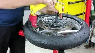 Unlimited Tire Changer System Duckhead attachment for Harbor Freight Motorcycle Tire Changer