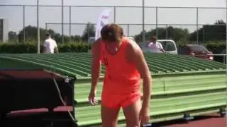 Polsstokspringer Wout van Wengerden.