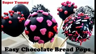 Chocolate Bread Pops/ Cake Pops/ Chocolate Balls/ Colorful Bread Pops