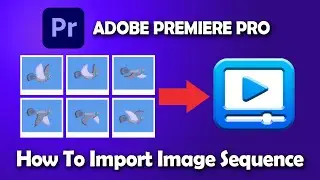 How to Import image sequence into Adobe Premiere as a Video Clip