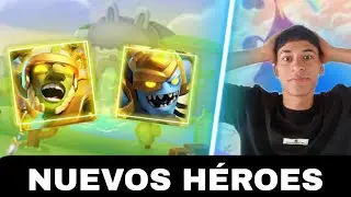 REACCIONANDO A LOS  DOS NUEVOS HEROES DE CLASHROYALE 💀💀