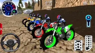 Motor Dirt Bike Racing Simulator 2025 - Off-Road Bike Stunt Driving 3D #1 - Android / IOS Gameplay