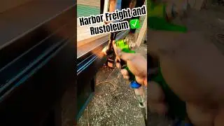DIY HARBOR FREIGHT  29 PSI BUDGET PAINT JOB 🎨 RUSTOLEUM PAINT #rustoleum #harborfreight #budget