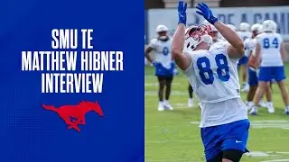 Michigan TE transfer Matthew Hibner on fitting into the SMU offense, gelling with QBs