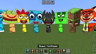 Sprunki​ OC​ Toothless​ Addon​ in Minecraft MCPE​ 