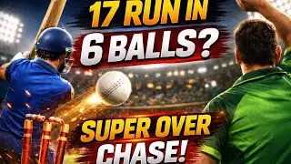 6 Ball Me 17 Run Chase 🔥 | Super Over ThrillerImpossible Chase? 17 Run in 6 Balls 😱