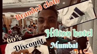 Branded cloths 60% discount Mumbai Hilton hotel sale bazar #shopping #brandedclothesinmumbai #travel