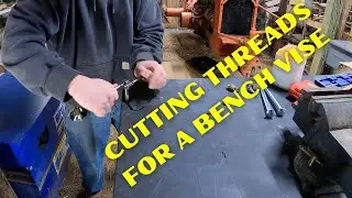 HOW TO INSTALL A BENCH VISE ON A METAL WORKBENCH