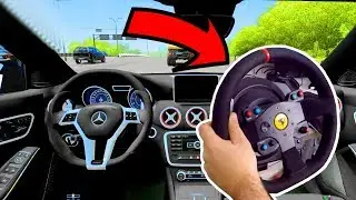 Perdo il Volante! CLA45 AMG vs KIA STINGER GT - City Car Driving