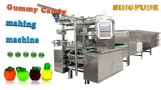 [Two colors candy machine] 80KG/H Automatic Gummy Soft Candy Equipment Two Colors L&R |2022|