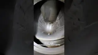 Rotary dryer inside working view