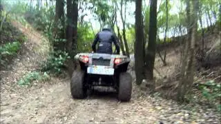 (GoPro HD) 2011 Polaris Sportsman 850 XP - Thomas first ride