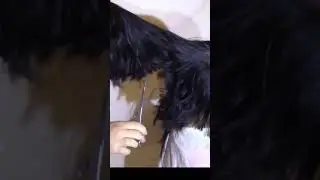 chopping thick long hair off #hair #haircut #hairstyle #pixiehairstyle #hairchopped #hairstyles