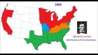 1860 Presidential Elections Electoral Map