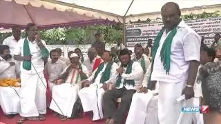 EVKS Elangovan speech in farmers hunger strike at Chennai | News7 Tamil