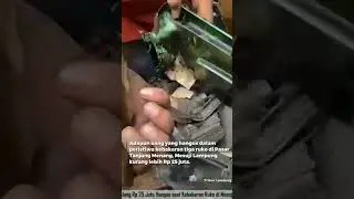 UANG RP 25 JUTA HANGUS TERBAKAR SAAT RUKO KEBAKARAN DI MESUJI