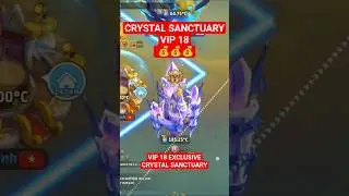 VIP 18 EXCLUSIVE Castle Skin - Crystal Sanctuary - Top Heroes #TopHeroes #Mobile #Gaming