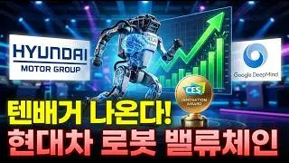 여기서 텐배거 나옵니다, 현대차 로봇 밸류체인 총정리 CES 2026