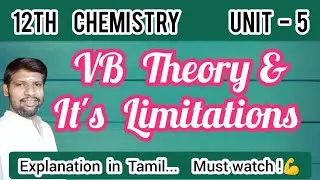 VB theory for Coordination Compounds | 12th Chemistry | Unit 5 