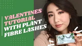 Pink Makeup Tutorial For Valentines Day | NEW Plant Fibre Hemp-Derived False Lashes | Velour Beauty