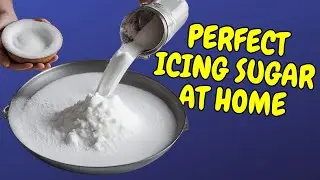 🍬 Making Icing Sugar at Home: A Sweet Bulgarian Kitchen Tutorial 🇧🇬