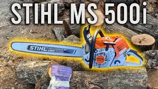 The STIHL MS 500i | Fuel Injected Chainsaw Review