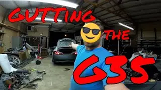 G35 COUPE /// Interior tear out /// G35 Drift Build Episode 1