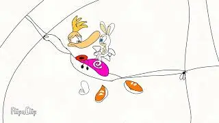 Both Rayman And A Rabbid Sceam!