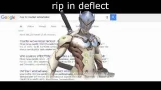 Genji can deflect projectiles