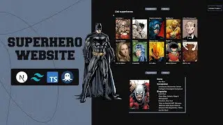 Make Superhero website using Next 13, Typescript, TailwindCSS, and RapidAPI