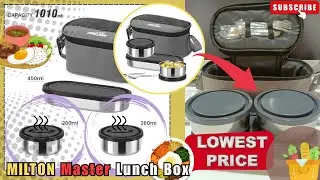 Milton Master Lunch Box Review | Stainless Steel Container + Insulated Jacket | Leak-Proof Tiffin! 🔥