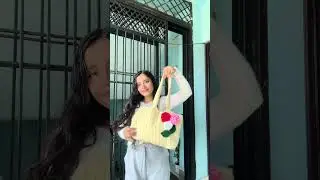 Crochet Net Bag Tutorial | Easy & Beginner Friendly . #fypシ #crochetbag #supportmychannel #viral