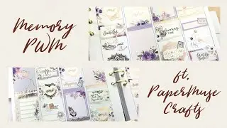 Memory PWM in my A5wide ft. PaperMuseCrafts &bdquo;Lavender fields&ldquo;