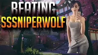 Beating SSSniperwolf AGAIN. (Overwatch)