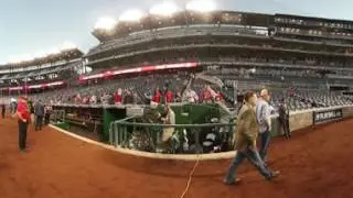VR 360: Dodgers take batting practice
