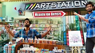 Heaven for Artists 😱 | Art material-Low-cost 🔻to🔺 High-cost are Available in #artstation | தமிழில்.