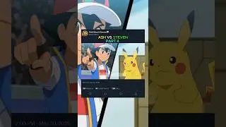 Ash Vs Steven Part 4 🥶 #pokemon #anime #shorts