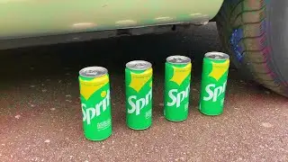 CloseUp Experiment || sprite vs car tyre soft thing car crushing and many more complicitions