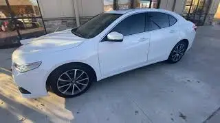 2015 Acura TLX at Auto Assets in Bellanova White Pearl over Graystone Leather. SOLD!!