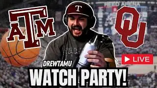 🔴 LIVE - DREWTAMU - AGGIE BASKETBALL WATCH PARTY: A&M VS OU