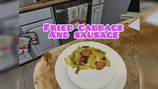 Vlogmas Day 5 - How to make Fried Cabbage and Sausage #Ray Mack's kitchen and Grill