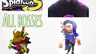 Splatoon 3 all bosses + cutscenes
