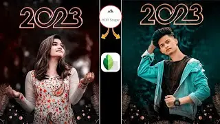 snapseed - happy new year 2023 photo editing || happy new year photo editing 2023