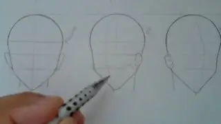 TUTORIAL Como Desenhar- Esboço de Cabeça Visto de Perfil