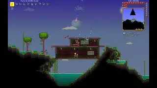 Terraria, haciendo cosas en la jungla (y rey slime) #1