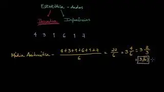 Introdução à estatística: média, mediana e moda - Khan Academy em português (7º ano)